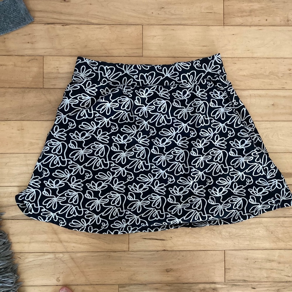Pact Organic Cotton Fit & Flare Mini Skirt